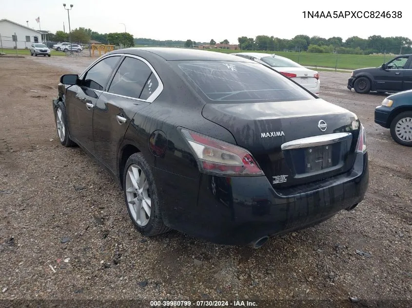 1N4AA5APXCC824638 2012 Nissan Maxima 3.5 S