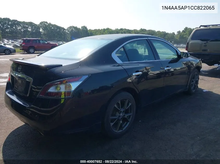 1N4AA5AP1CC822065 2012 Nissan Maxima 3.5 S