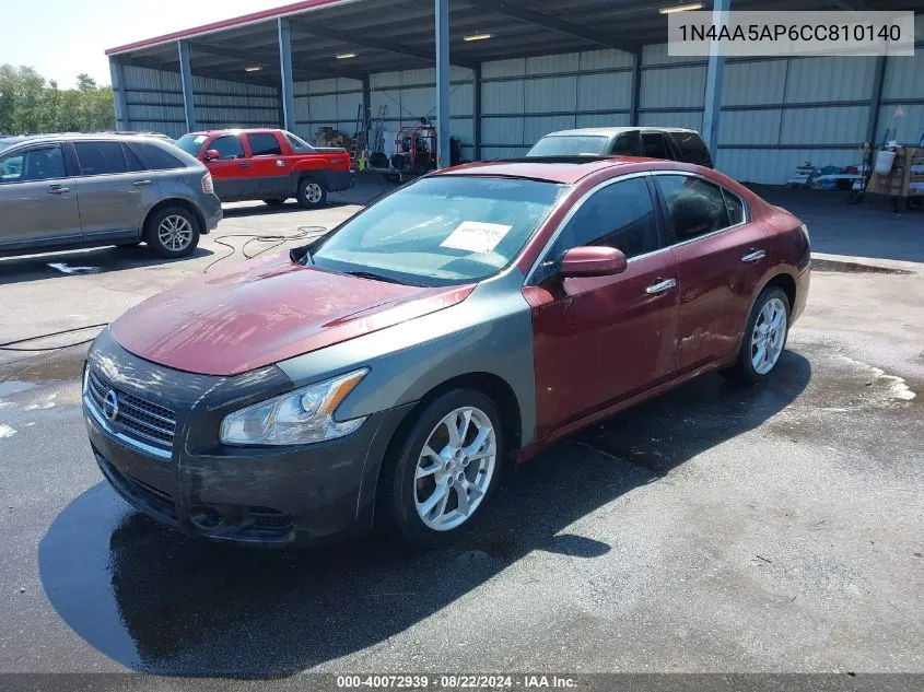 1N4AA5AP6CC810140 2012 Nissan Maxima 3.5 S