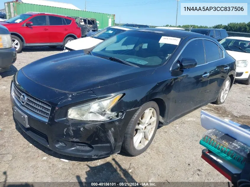 1N4AA5AP3CC837506 2012 Nissan Maxima S/Sv