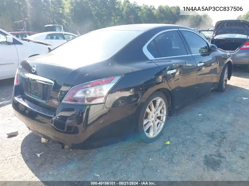 1N4AA5AP3CC837506 2012 Nissan Maxima S/Sv