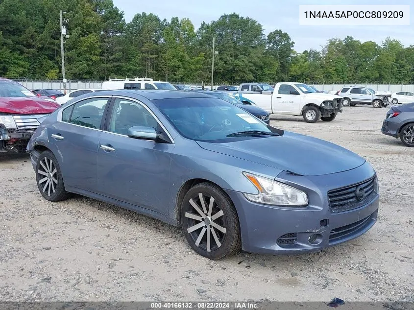 1N4AA5AP0CC809209 2012 Nissan Maxima 3.5 S