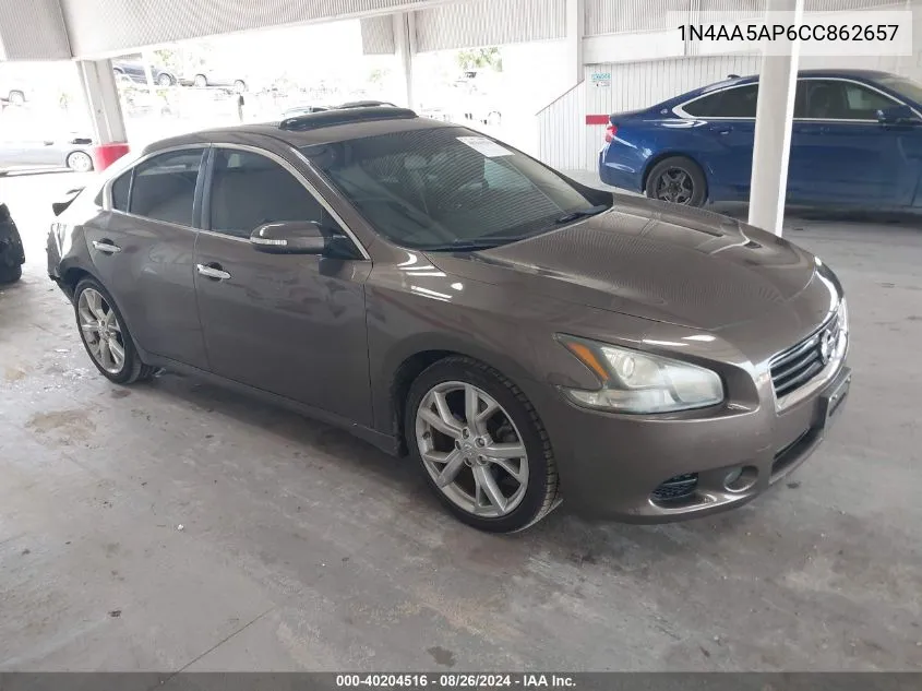 2012 Nissan Maxima 3.5 Sv VIN: 1N4AA5AP6CC862657 Lot: 40204516