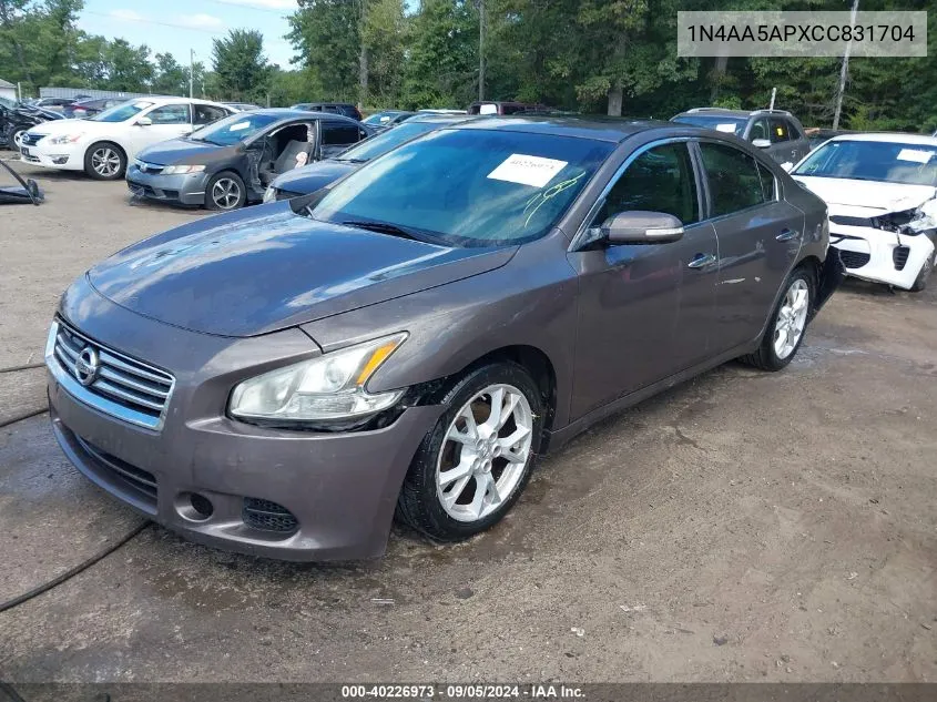 1N4AA5APXCC831704 2012 Nissan Maxima 3.5 Sv