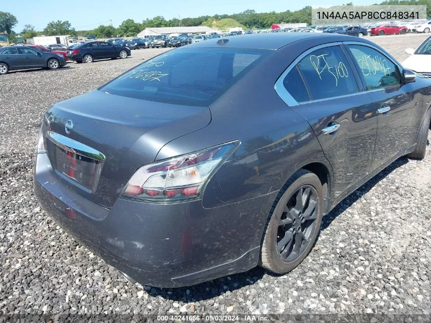 1N4AA5AP8CC848341 2012 Nissan Maxima 3.5 Sv