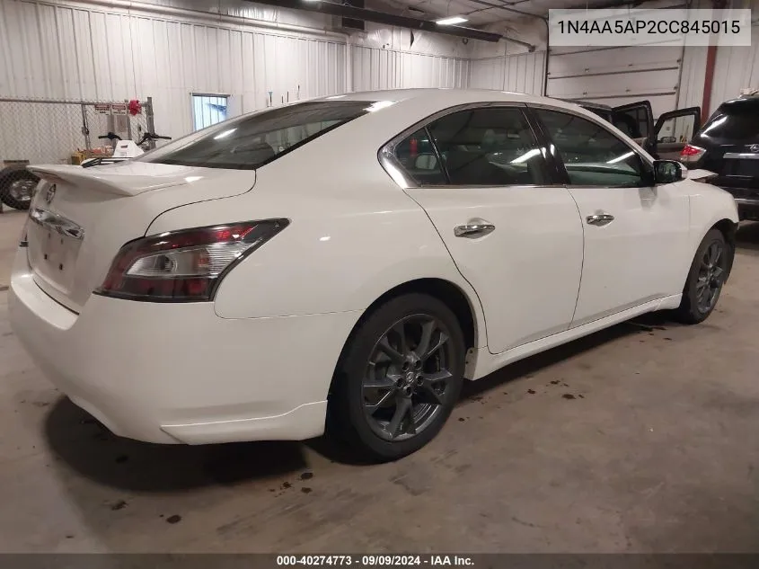 1N4AA5AP2CC845015 2012 Nissan Maxima 3.5 S