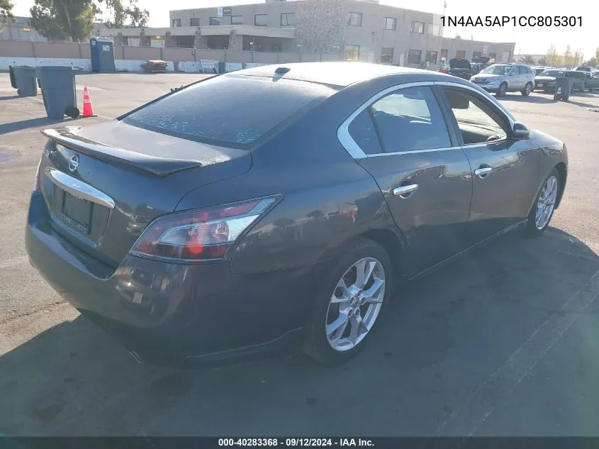 1N4AA5AP1CC805301 2012 Nissan Maxima S/Sv