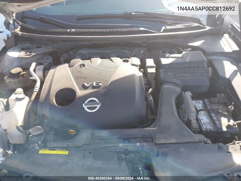 1N4AA5AP0CC812692 2012 Nissan Maxima 3.5 Sv