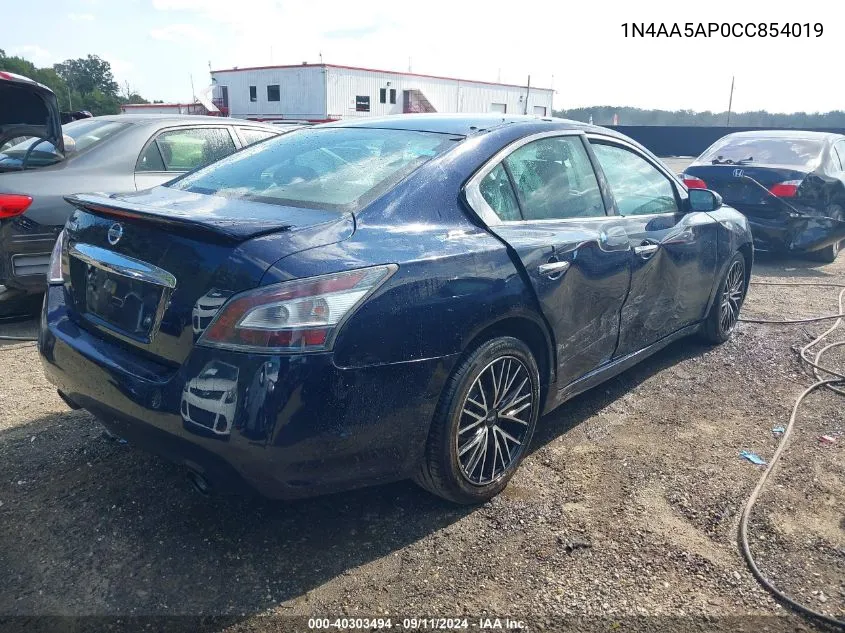 1N4AA5AP0CC854019 2012 Nissan Maxima 3.5 S