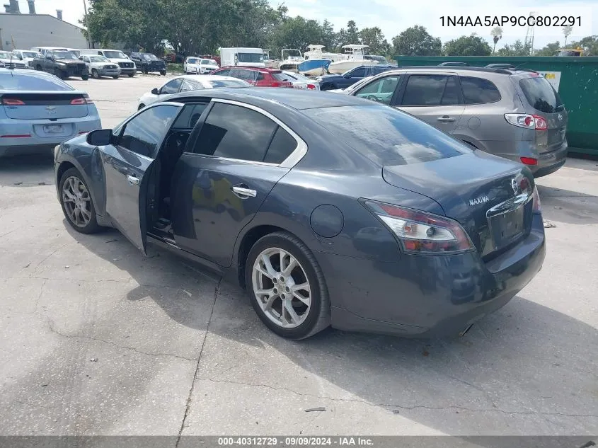 1N4AA5AP9CC802291 2012 Nissan Maxima 3.5 S