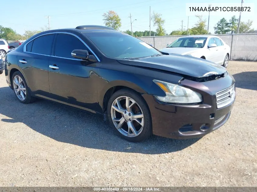 2012 Nissan Maxima 3.5 Sv VIN: 1N4AA5AP1CC858872 Lot: 40388489