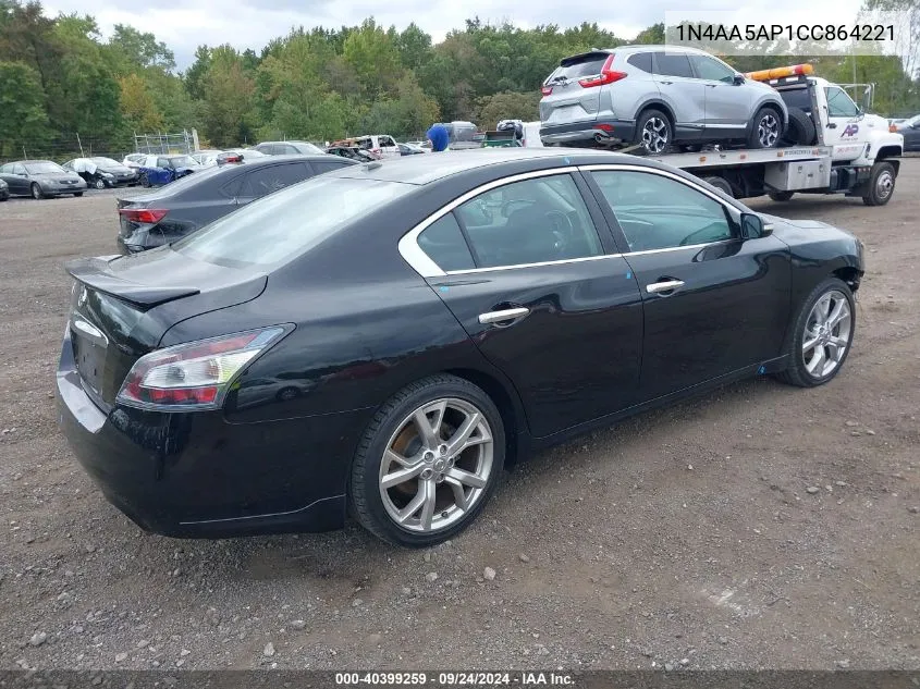 1N4AA5AP1CC864221 2012 Nissan Maxima 3.5 Sv