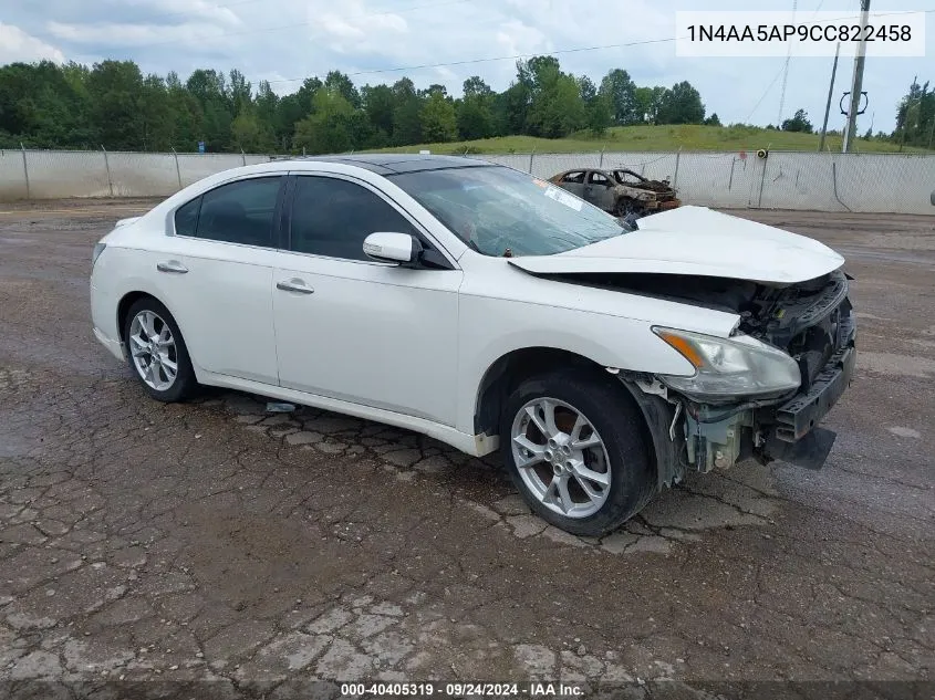 2012 Nissan Maxima 3.5 Sv VIN: 1N4AA5AP9CC822458 Lot: 40405319