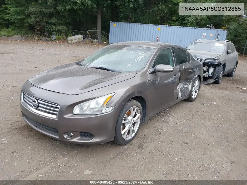 1N4AA5AP5CC812865 2012 Nissan Maxima 3.5 Sv