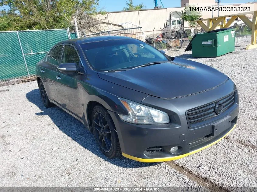 2012 Nissan Maxima S/Sv VIN: 1N4AA5AP8CC833323 Lot: 40424029