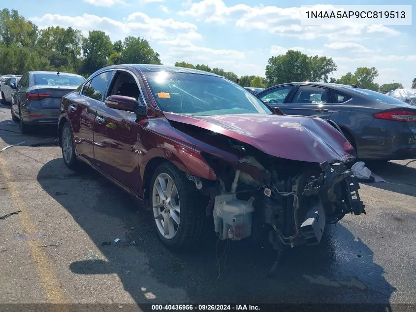 1N4AA5AP9CC819513 2012 Nissan Maxima 3.5 Sv