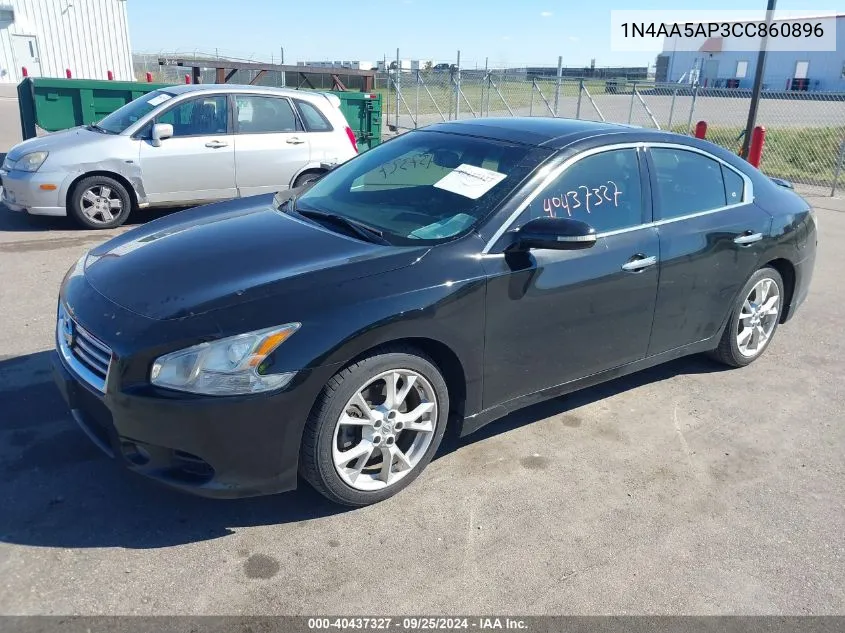 2012 Nissan Maxima 3.5 Sv VIN: 1N4AA5AP3CC860896 Lot: 40437327