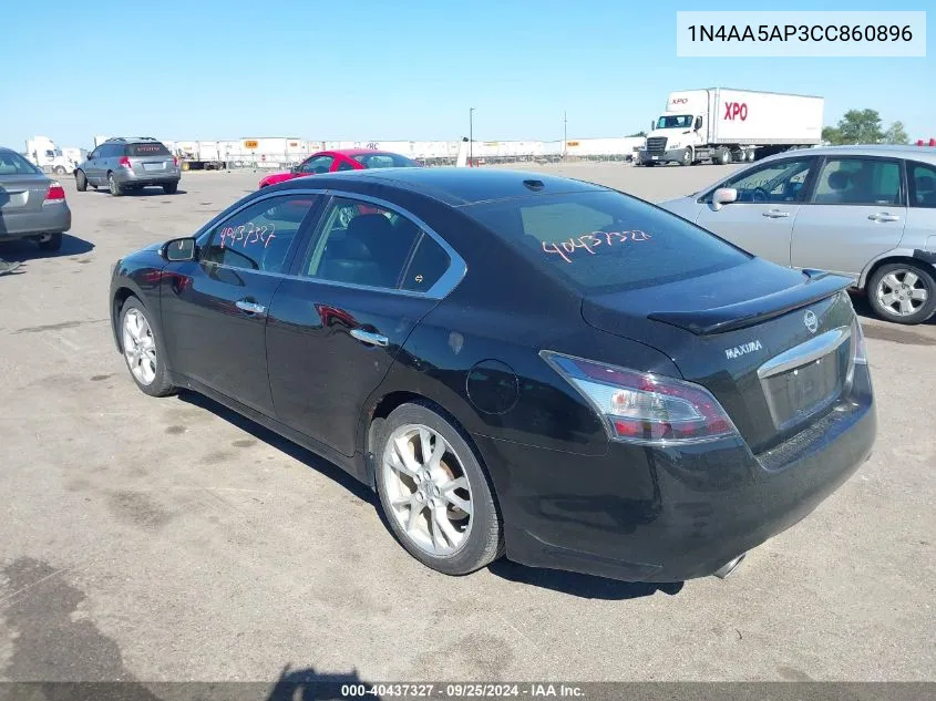 1N4AA5AP3CC860896 2012 Nissan Maxima 3.5 Sv