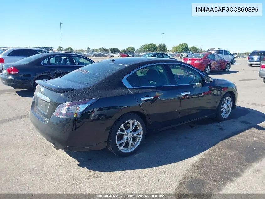 2012 Nissan Maxima 3.5 Sv VIN: 1N4AA5AP3CC860896 Lot: 40437327