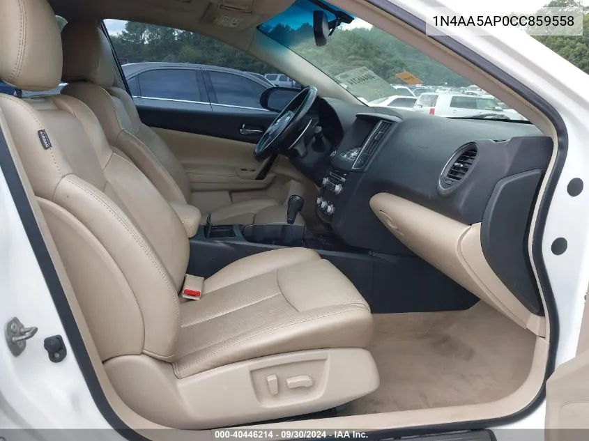 1N4AA5AP0CC859558 2012 Nissan Maxima 3.5 Sv