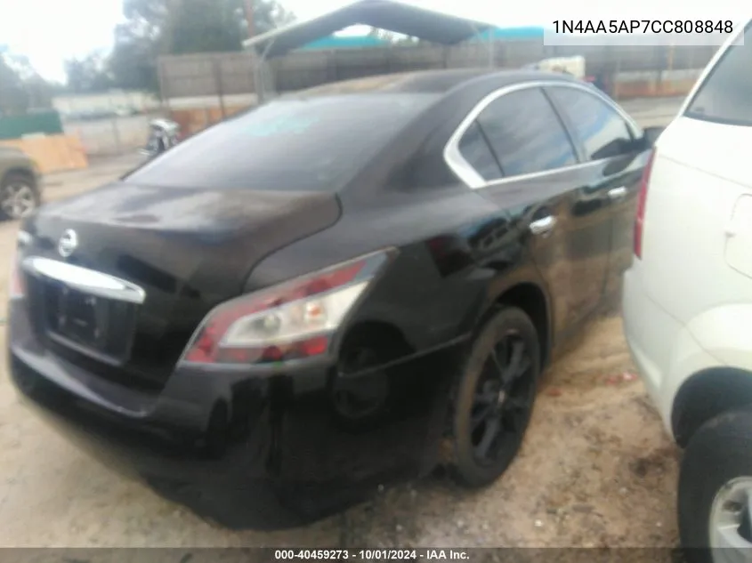 1N4AA5AP7CC808848 2012 Nissan Maxima 3.5 S