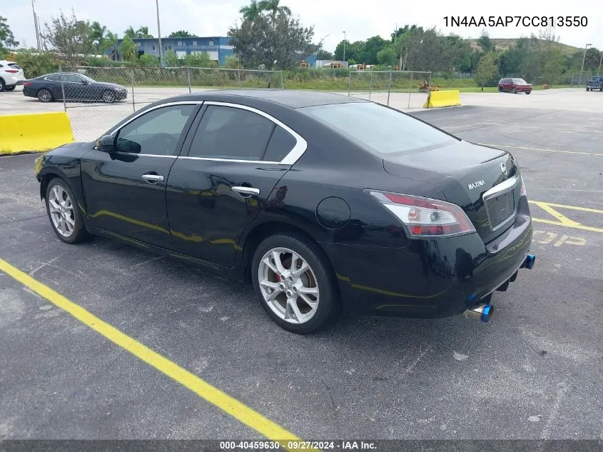 1N4AA5AP7CC813550 2012 Nissan Maxima 3.5 S