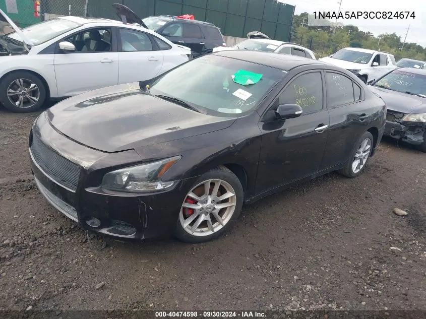 1N4AA5AP3CC824674 2012 Nissan Maxima 3.5 Sv