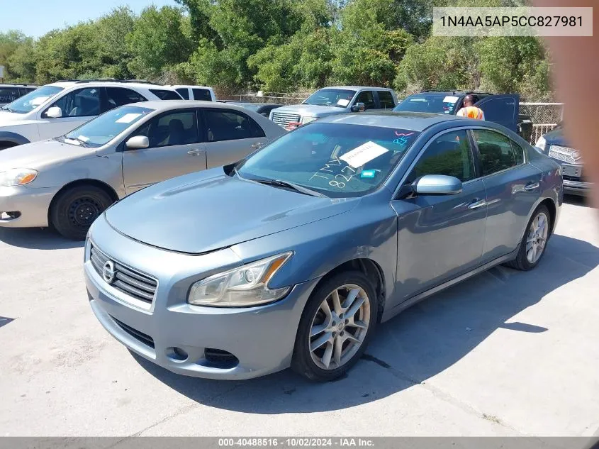 1N4AA5AP5CC827981 2012 Nissan Maxima 3.5 S