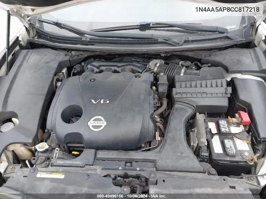 1N4AA5AP8CC817218 2012 Nissan Maxima S/Sv