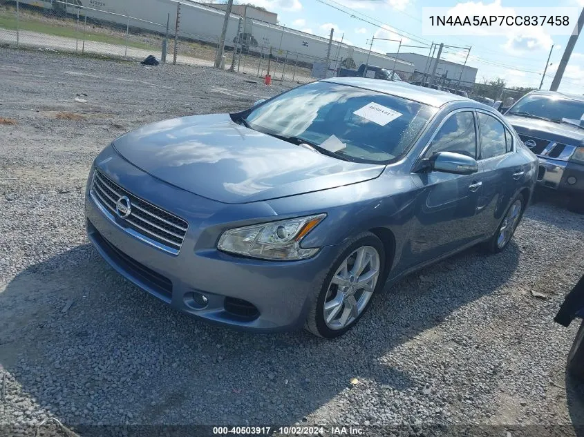 1N4AA5AP7CC837458 2012 Nissan Maxima 3.5 Sv