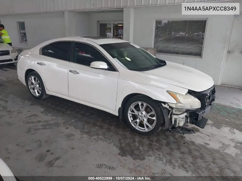 2012 Nissan Maxima S/Sv VIN: 1N4AA5APXCC8349 Lot: 40522999