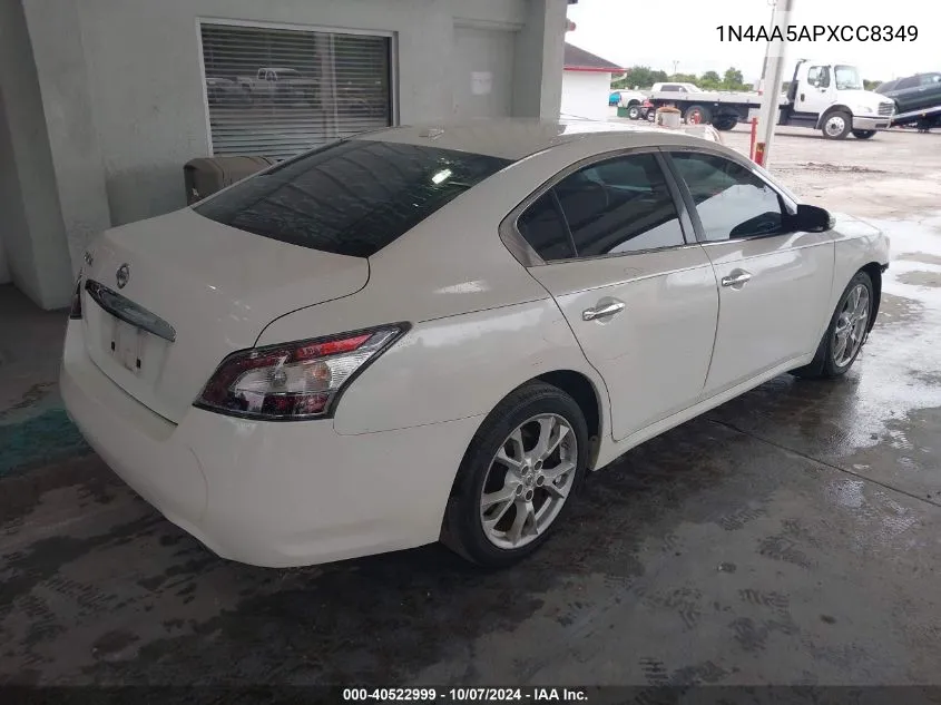 2012 Nissan Maxima S/Sv VIN: 1N4AA5APXCC8349 Lot: 40522999