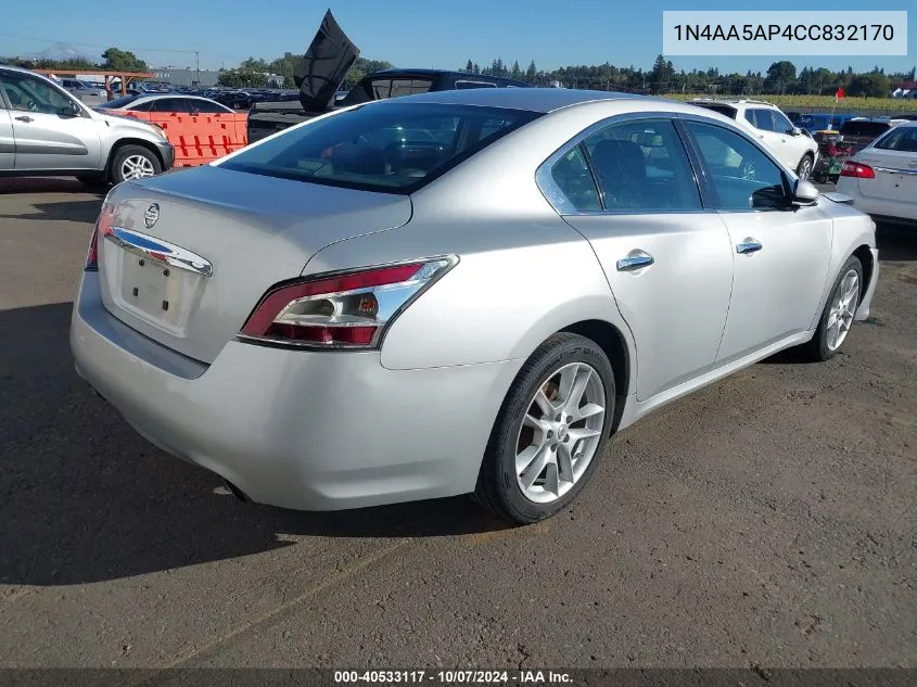 1N4AA5AP4CC832170 2012 Nissan Maxima 3.5 S