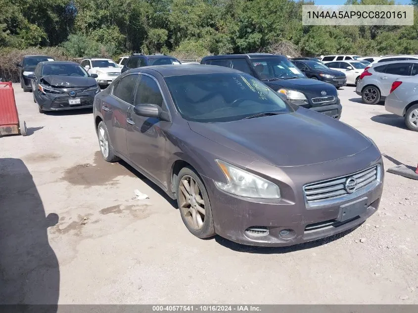 2012 Nissan Maxima 3.5 S VIN: 1N4AA5AP9CC820161 Lot: 40577541