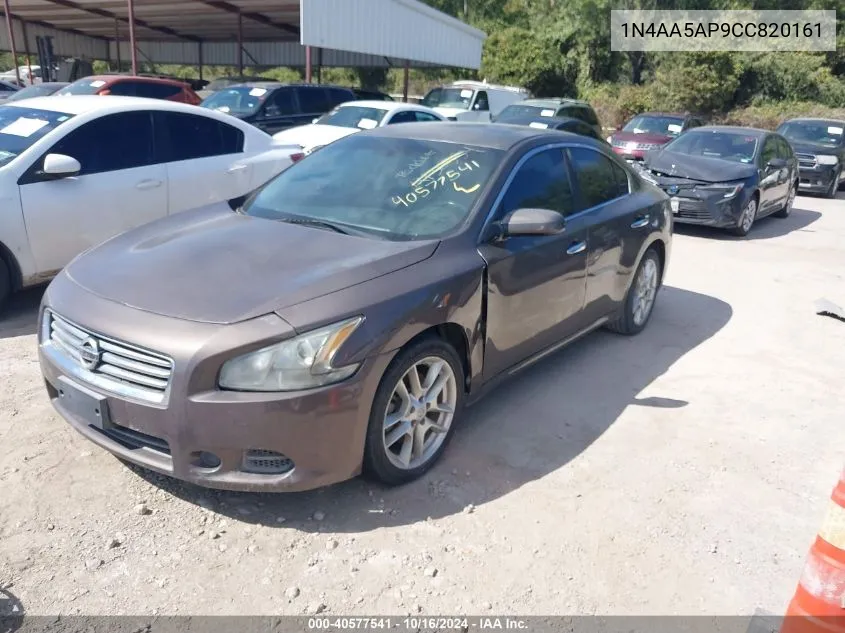 2012 Nissan Maxima 3.5 S VIN: 1N4AA5AP9CC820161 Lot: 40577541