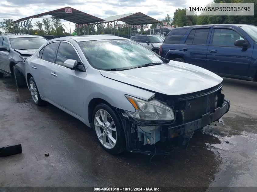 2012 Nissan Maxima 3.5 Sv VIN: 1N4AA5AP5CC835496 Lot: 40581810