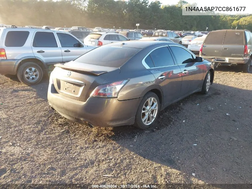 2012 Nissan Maxima 3.5 Sv VIN: 1N4AA5AP7CC861677 Lot: 40626004