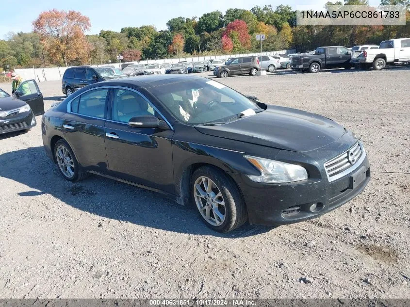 2012 Nissan Maxima 3.5 Sv VIN: 1N4AA5AP6CC861783 Lot: 40631851