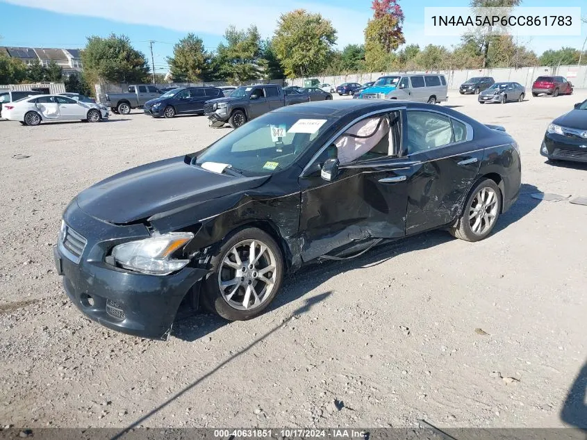 2012 Nissan Maxima 3.5 Sv VIN: 1N4AA5AP6CC861783 Lot: 40631851