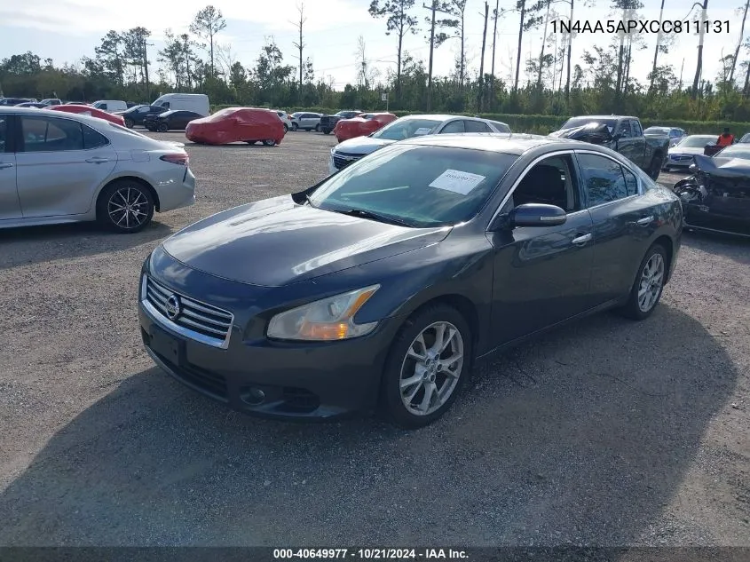 2012 Nissan Maxima 3.5 Sv VIN: 1N4AA5APXCC811131 Lot: 40649977