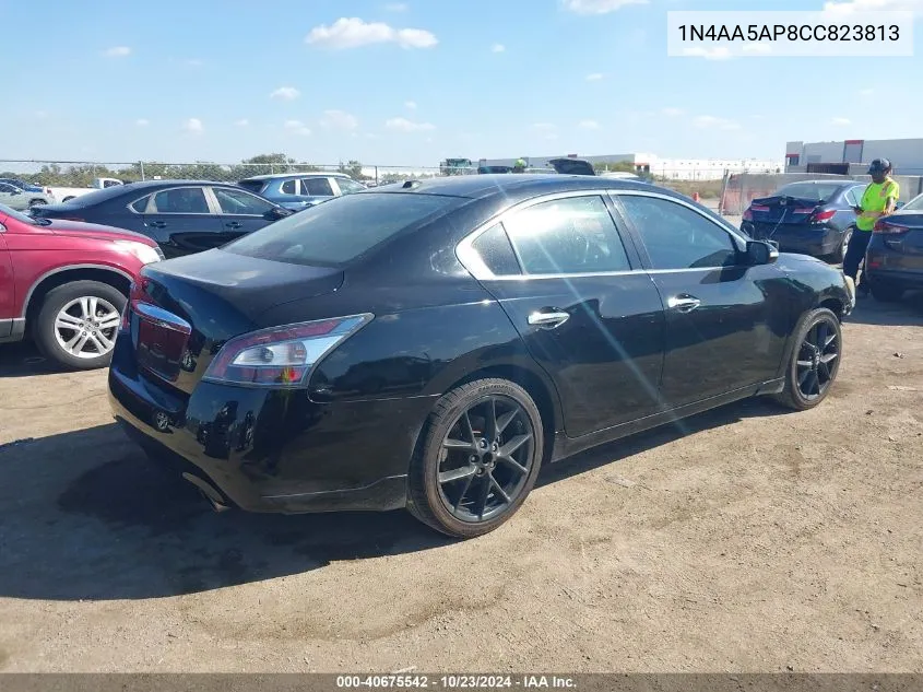 2012 Nissan Maxima 3.5 Sv VIN: 1N4AA5AP8CC823813 Lot: 40675542