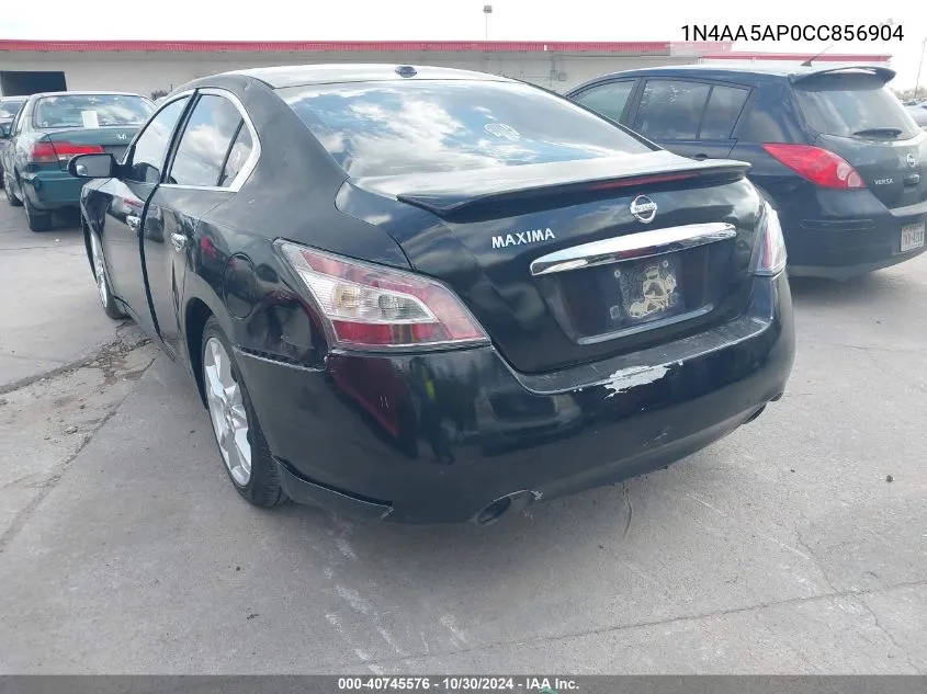 1N4AA5AP0CC856904 2012 Nissan Maxima 3.5 Sv