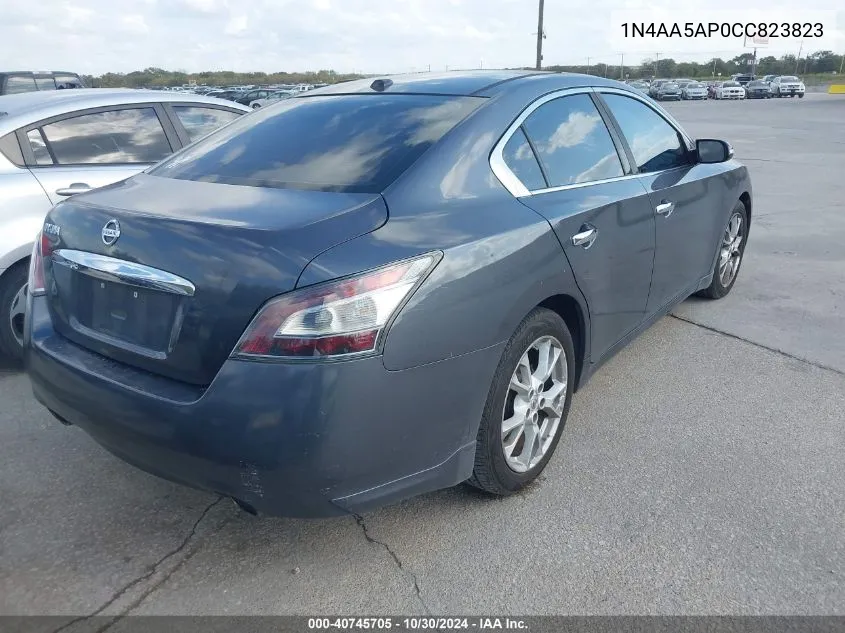 2012 Nissan Maxima 3.5 Sv VIN: 1N4AA5AP0CC823823 Lot: 40745705