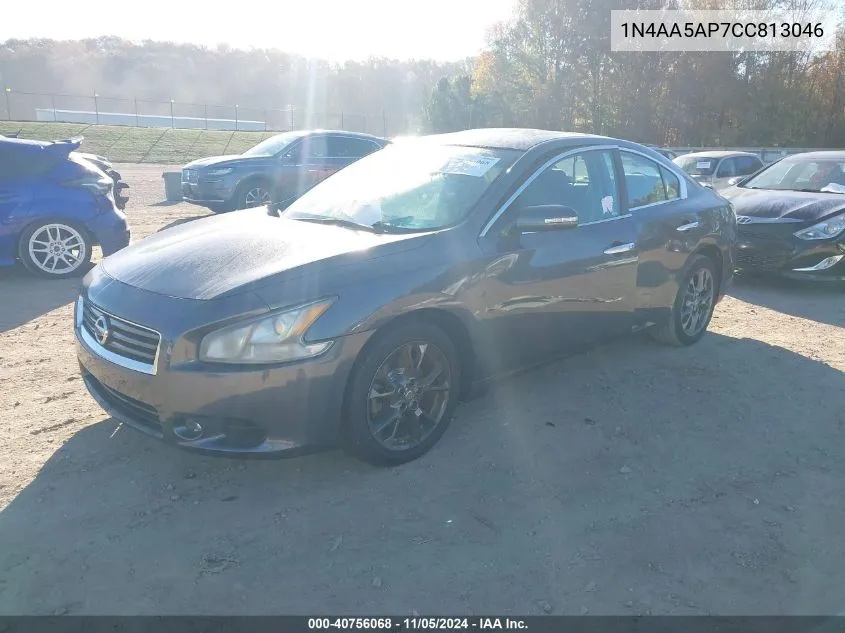 2012 Nissan Maxima 3.5 S VIN: 1N4AA5AP7CC813046 Lot: 40756068