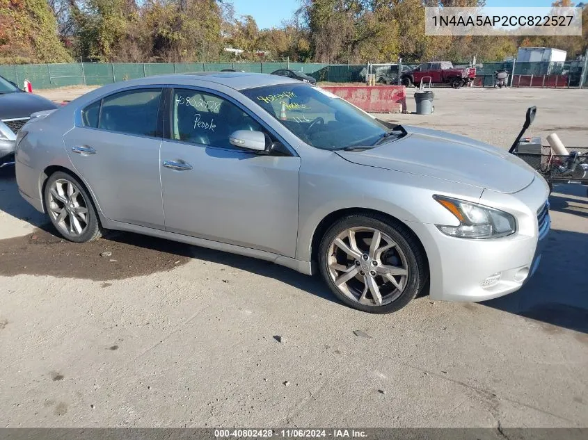 2012 Nissan Maxima 3.5 Sv VIN: 1N4AA5AP2CC822527 Lot: 40802428