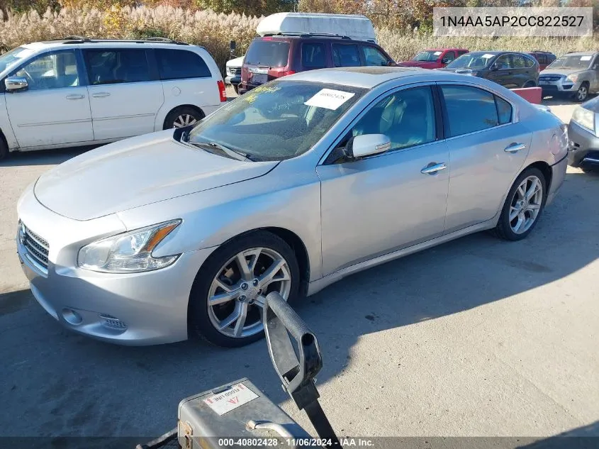 2012 Nissan Maxima 3.5 Sv VIN: 1N4AA5AP2CC822527 Lot: 40802428