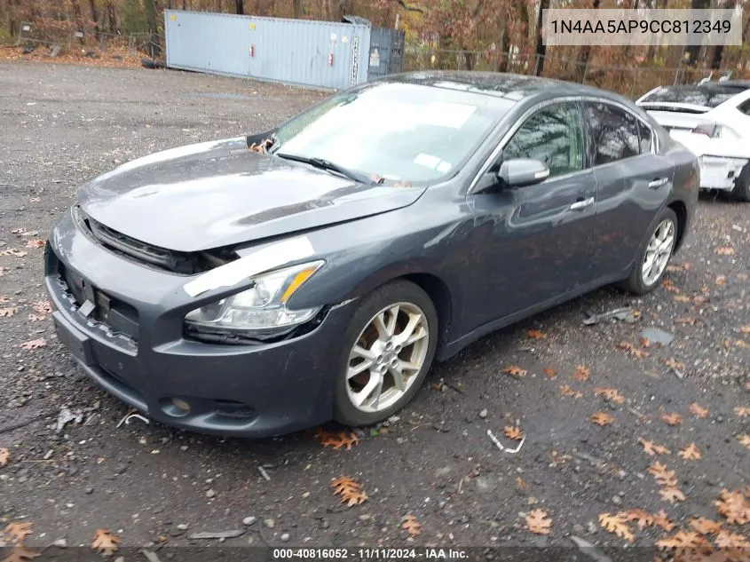 2012 Nissan Maxima S/Sv VIN: 1N4AA5AP9CC812349 Lot: 40816052