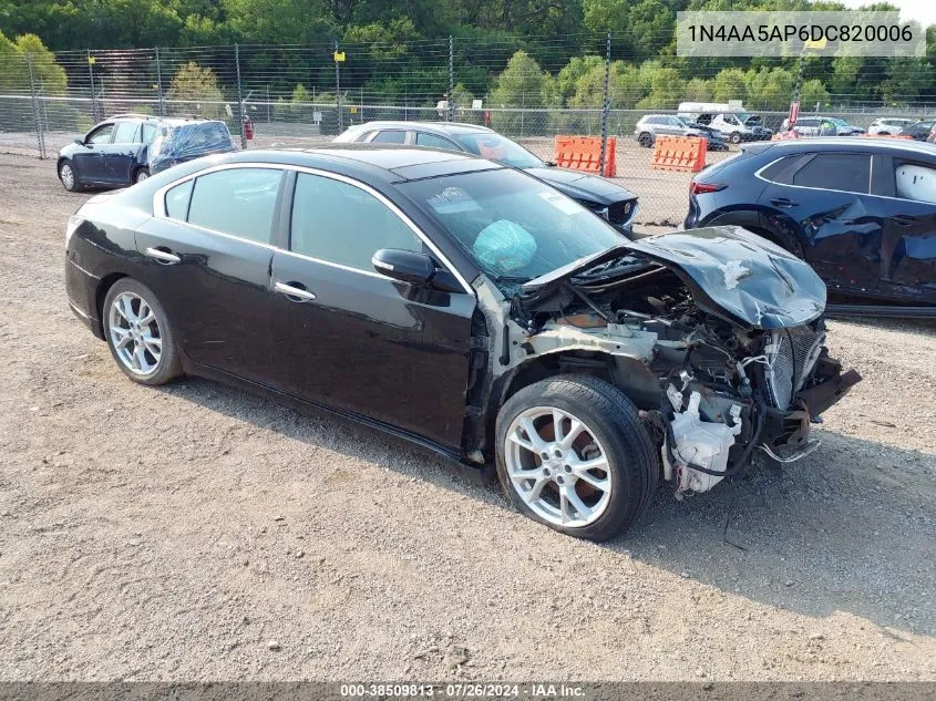 2013 Nissan Maxima 3.5 Sv VIN: 1N4AA5AP6DC820006 Lot: 38509813