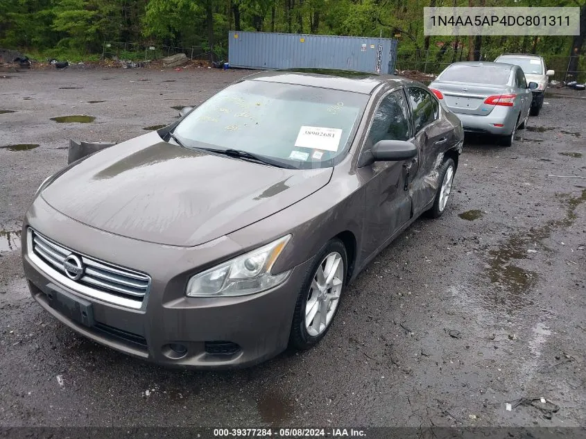 2013 Nissan Maxima 3.5 S VIN: 1N4AA5AP4DC801311 Lot: 39377284