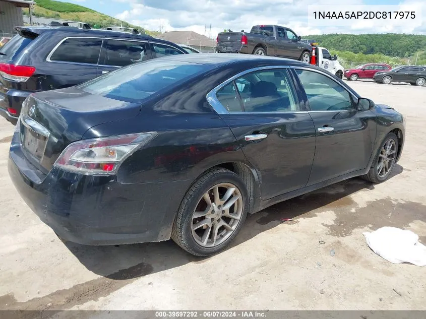 2013 Nissan Maxima 3.5 S VIN: 1N4AA5AP2DC817975 Lot: 39597292